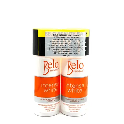 BELO ESSENTIALS INSTENSE WHITE DEO ROLL-ON 2 x 40ML